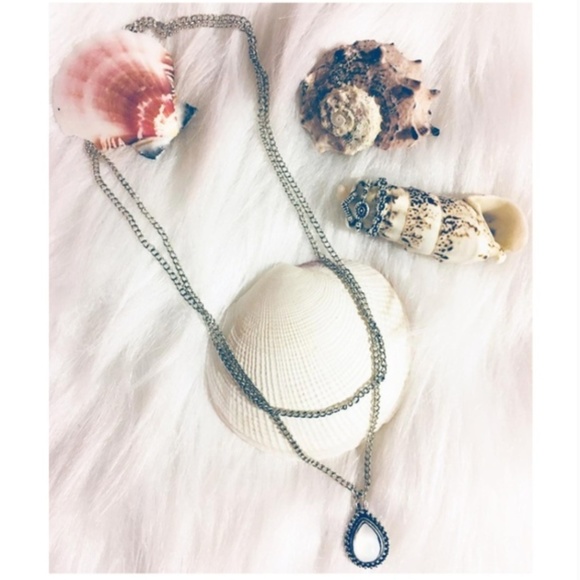 New! Women's Bohemian Beach Drop Stone Necklace
